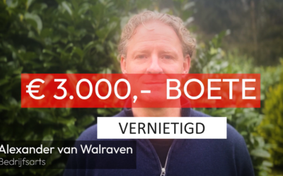 Rechtbank Utrecht vernietigt IGJ-boete van 3000euro die was opgelegd aan arts Alexander van Walraven voor uitschrijven 27 COVID-recepten (15 x Ivermectine en 12 x HCQ)